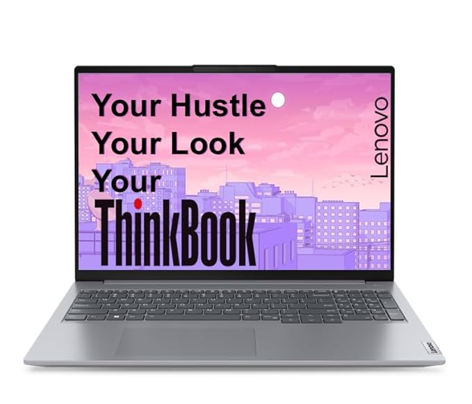 Lenovo ThinkBook 16 AMD Ryzen 5 7535HS (16GB RAM/512GB SSD/Win 11 Home/Office 2024/Backlit Keyboard/Fingerprint) 16