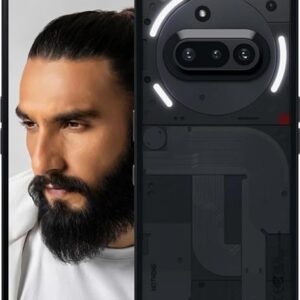 Nothing Phone 3a (Black, 8GB RAM, 256GB Storage) | Snapdragon 7s Gen 3 | 6.7″ AMOLED 120Hz | 50MP Triple Camera