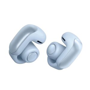 Bose Ultra Wireless Open Earbuds, Immersive Audio, Clip-On for Running with Openaudio Awareness, Up to 48 Hours Battery Life, Moonstone Blue - Limited Edition Color
