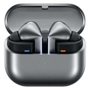 Samsung Galaxy in Ear Wireless Earbuds 3 Pro (Silver) with Galaxy Ai | Adaptive ANC | Real-Time Interpreter | 24-Bit Hi-Fi Audio | Up to 37H Battery | Ip57