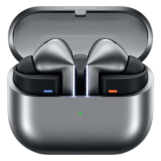 Samsung Galaxy in Ear Wireless Earbuds 3 Pro (Silver) with Galaxy Ai | Adaptive ANC | Real-Time Interpreter | 24-Bit Hi-Fi Audio | Up to 37H Battery | Ip57