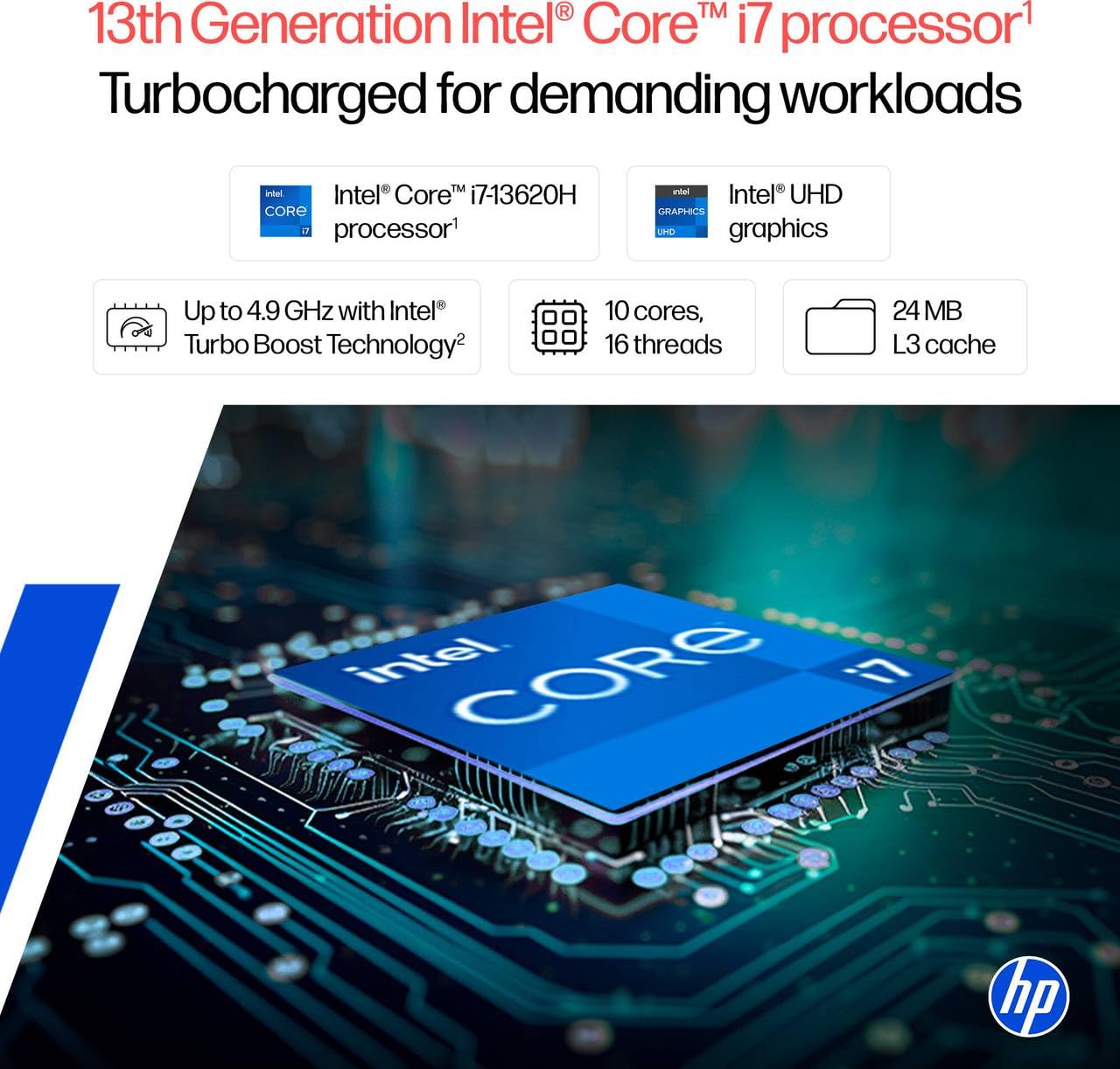 HP 15, Intel Ci7-13620H 13th Gen Laptop (16GB DDR4, 512GB SSD) Anti-Glare, Micro-Edge, 15.6''/39.6cm, FHD, Win11, M365 Basic(1yr), Office Home24, Silver,1.65kg, FHD Camera W P. Shutter, Backlit - Image 2