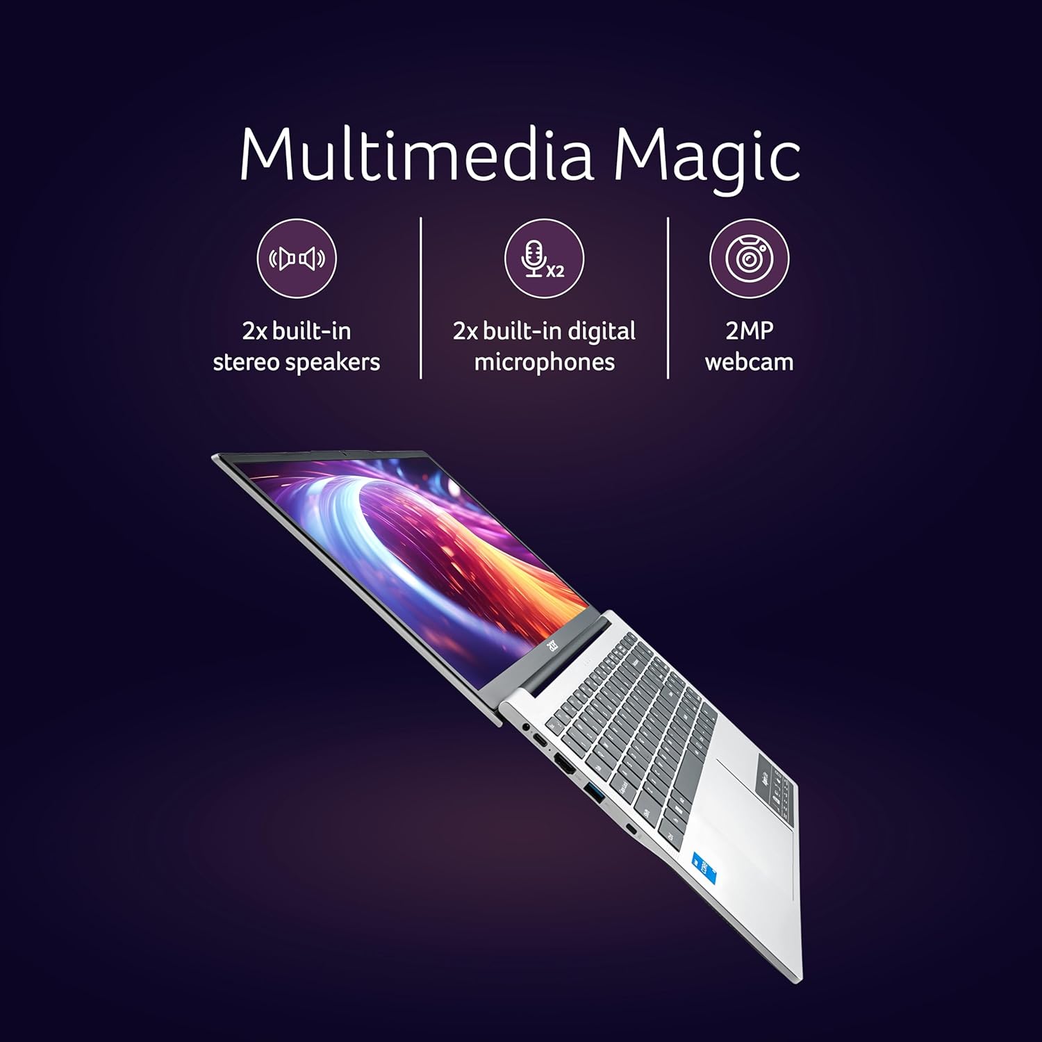 Acer[SmartChoice Aspire Lite 12thGen Intel Core i5-12450H Premium Laptop(Win11Home/16GB RAM/512GB SSD/IntelUHD Graphics/MSO)AL15-52H, 39.62cm(15.6 - Image 2