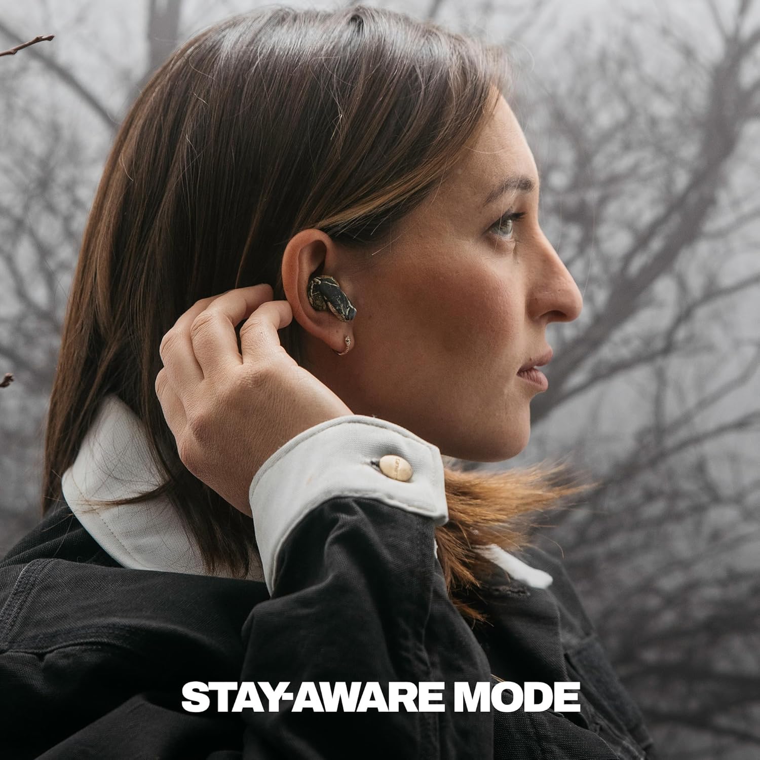 Skullcandy Dime Evo Wireless Earbuds, Bluetooth Headphones, Noise Isolating Fit, Up to 36 Hours Battery, Microphone for iPhone Android, Easy Carry with Clip-Anywhere Case - Realtree Edge Colors Black - Image 5