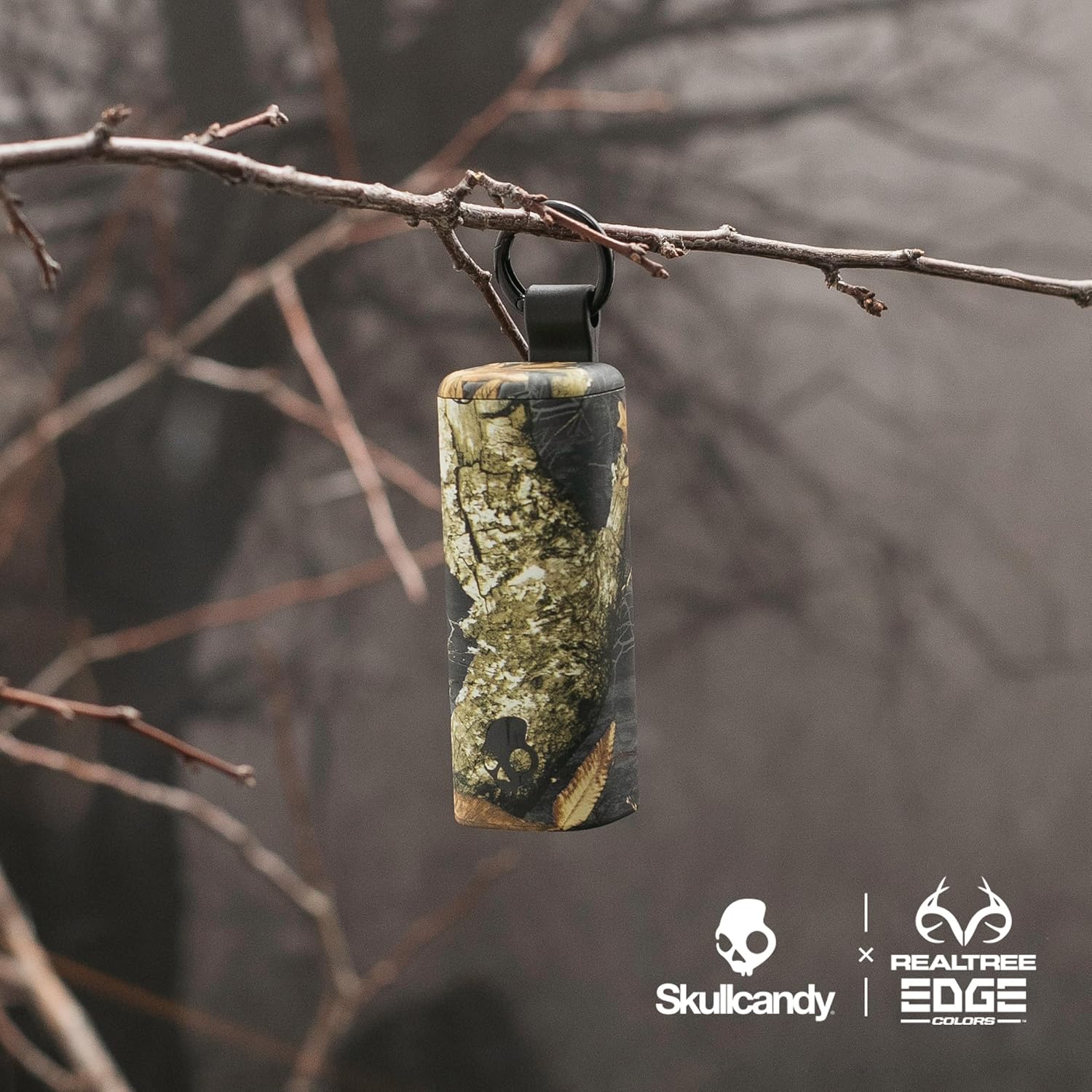 Skullcandy Dime Evo Wireless Earbuds, Bluetooth Headphones, Noise Isolating Fit, Up to 36 Hours Battery, Microphone for iPhone Android, Easy Carry with Clip-Anywhere Case - Realtree Edge Colors Black - Image 6