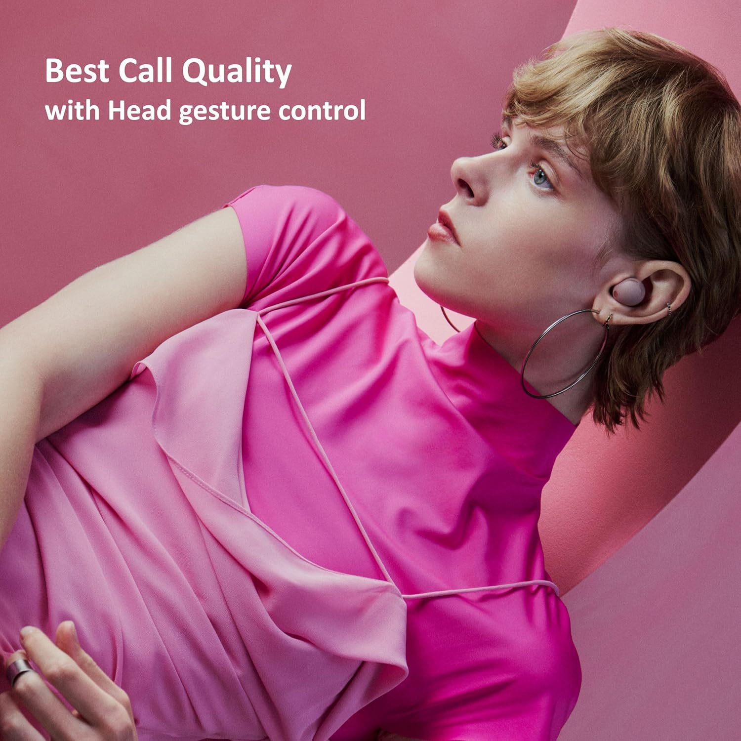 Sony WF-1000XM5 Best Active Noise Cancelling Wireless Bluetooth in Ear Earbuds with Mic, TWS, Up to 36 Hours Battery, 360 Reality Audio- Smoky Pink - Image 4